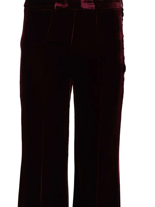 Forte_Forte Burgundy Trousers - Image 3