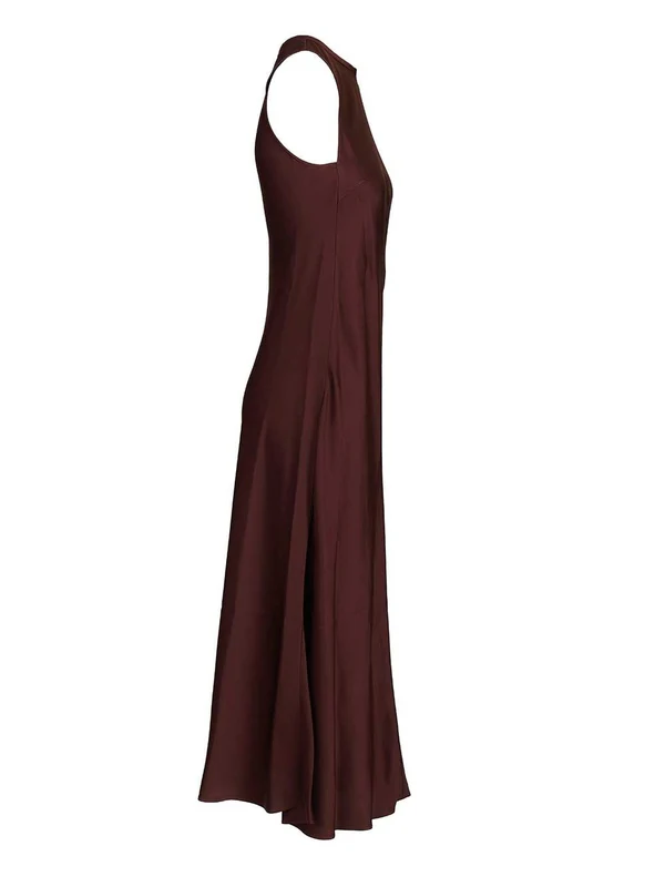 Forte_Forte Burgundy Midi Dress - Image 3