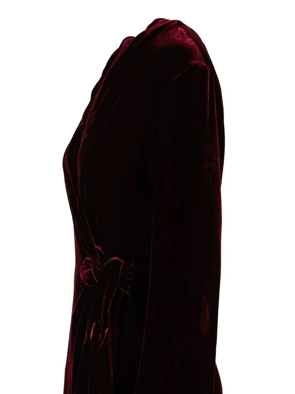 Forte_Forte Burgundy Midi Dress - Image 4