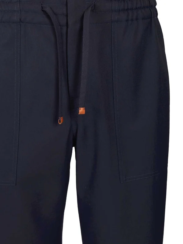 Drôle De Monsieur Navy Casual Pants - Image 4