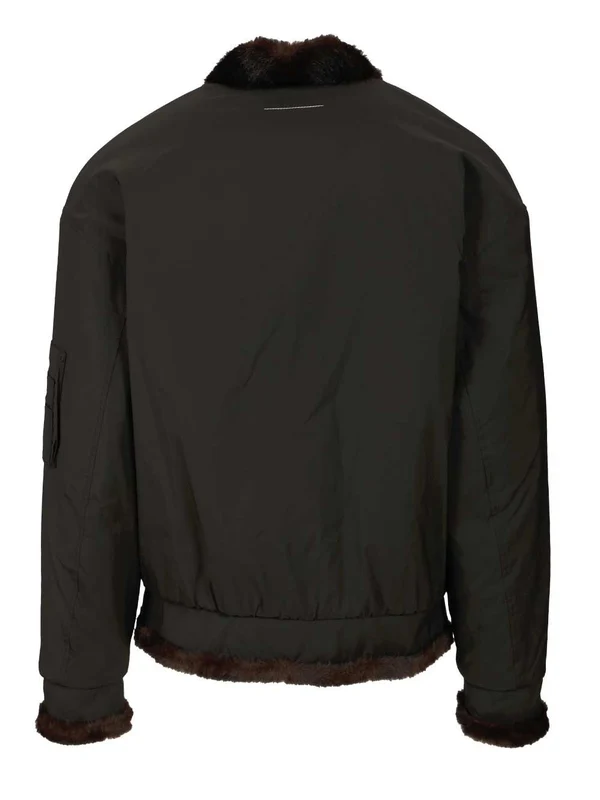 Mm6 Maison Margiela Brown Bomber - Image 2