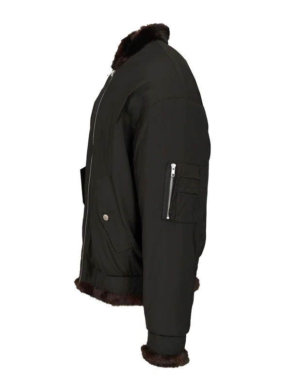 Mm6 Maison Margiela Brown Bomber - Image 3