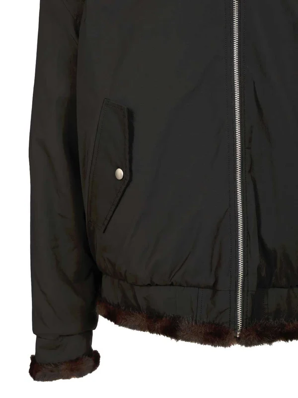 Mm6 Maison Margiela Brown Bomber - Image 4
