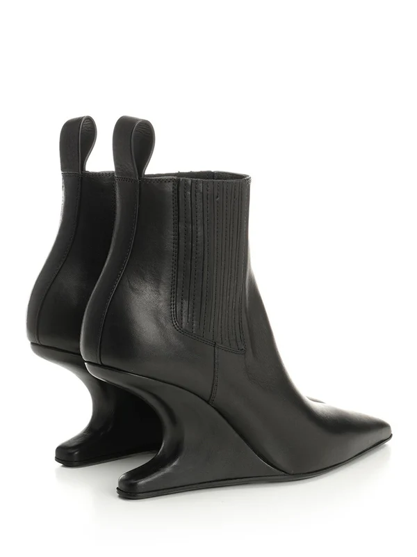 Rick Owens Black Ankle Boots - Image 3