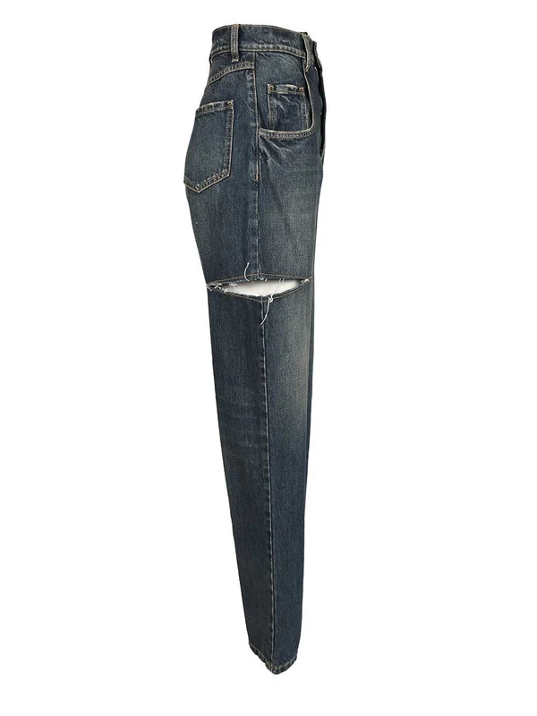 Maison Margiela Blue Denim Pants - Image 3