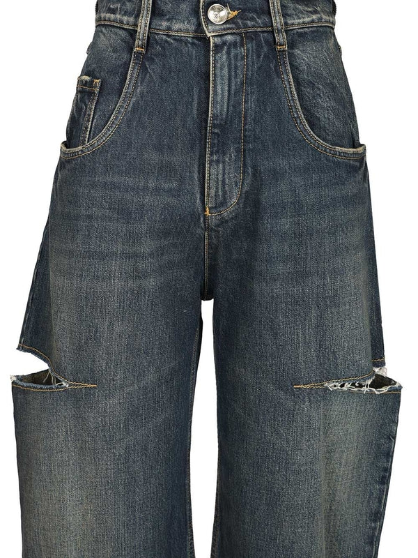 Maison Margiela Blue Denim Pants - Image 4