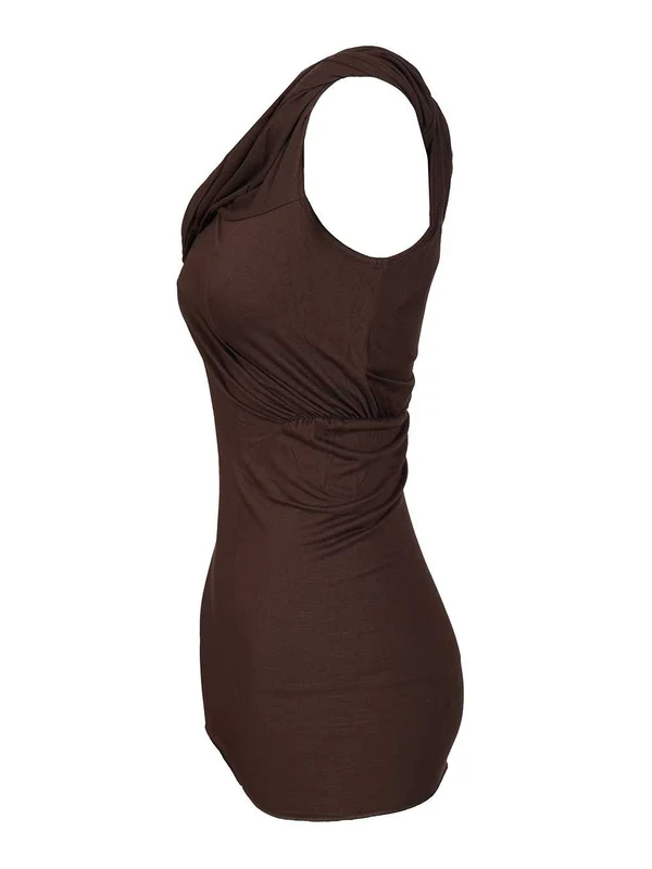 Rick Owens Brown Sleeveless - Image 3