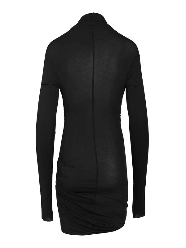 Rick Owens Black Mini Dress - Image 2