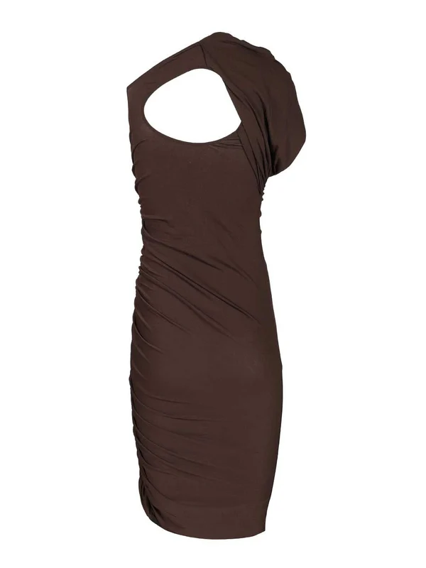 Rick Owens Brown Mini Dress - Image 2