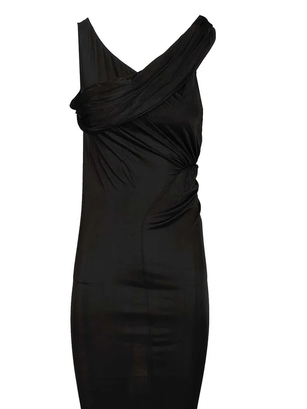 Rick Owens Black Long Dress - Image 4