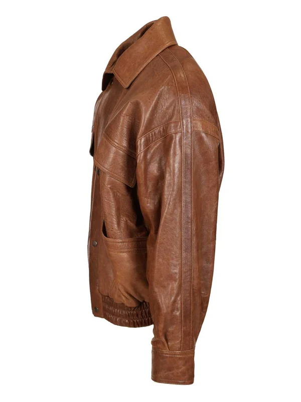 Saint Laurent Brown Bomber - Image 3