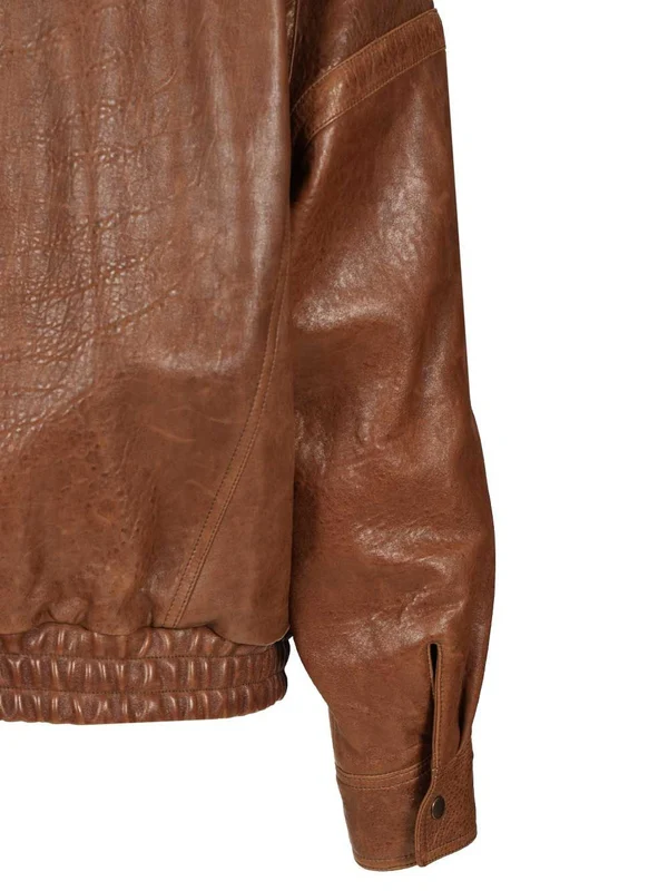 Saint Laurent Brown Bomber - Image 6