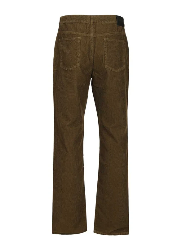 Saint Laurent Green Denim Pants - Image 2