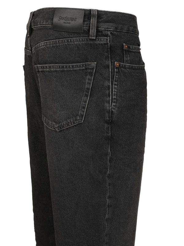 Saint Laurent Black Denim Pants - Image 3