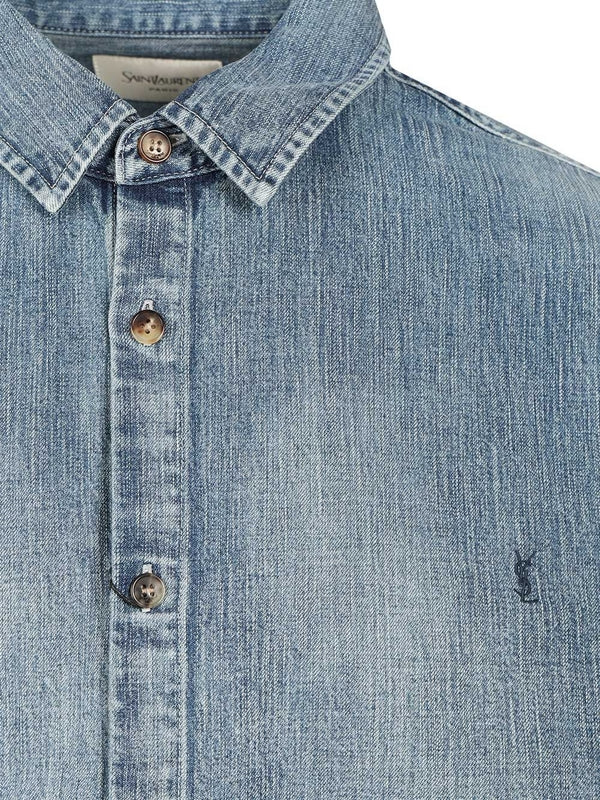 Saint Laurent Blue Shirts - Image 3