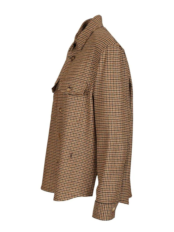 Saint Laurent Brown Checked Shirts & Blouses - Image 3