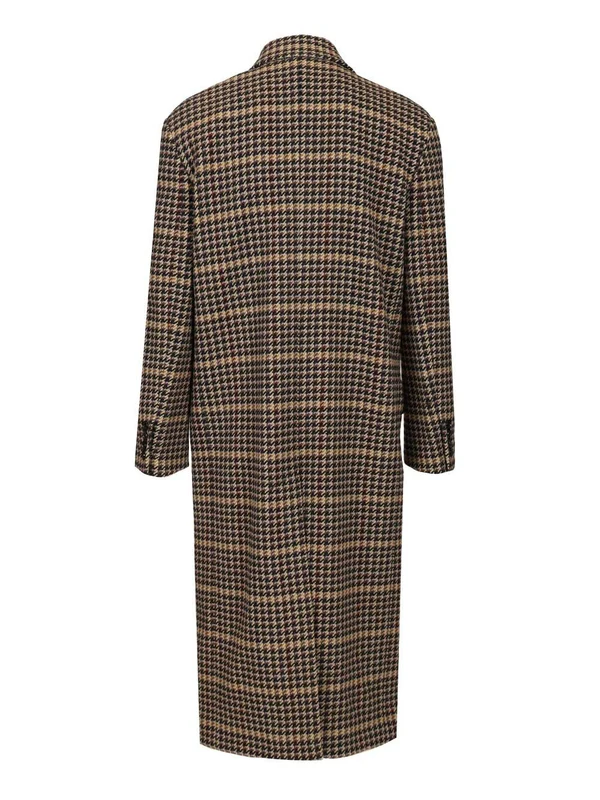 Saint Laurent Multicolor Checked Coats - Image 2