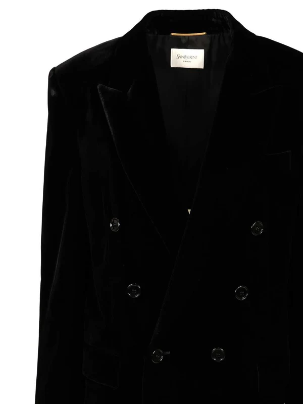 Saint Laurent Black Tailored Jackets - Image 3