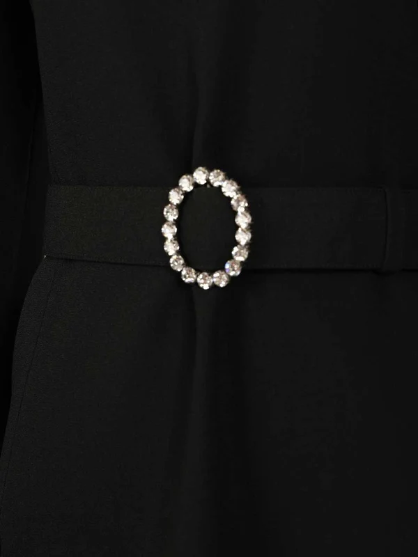 Saint Laurent Black Mini Dress - Image 4