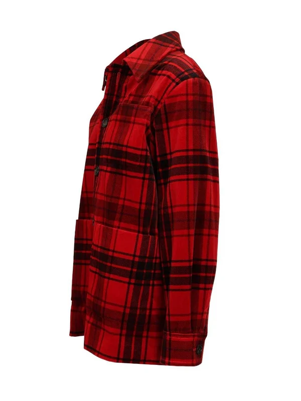 Saint Laurent Red Checked Shirts & Blouses - Image 3