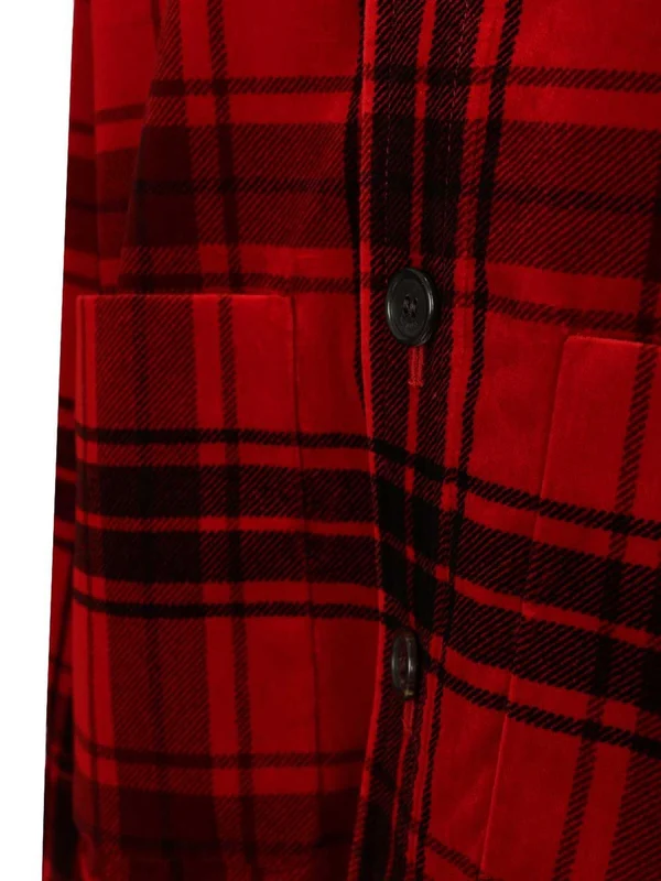 Saint Laurent Red Checked Shirts & Blouses - Image 5
