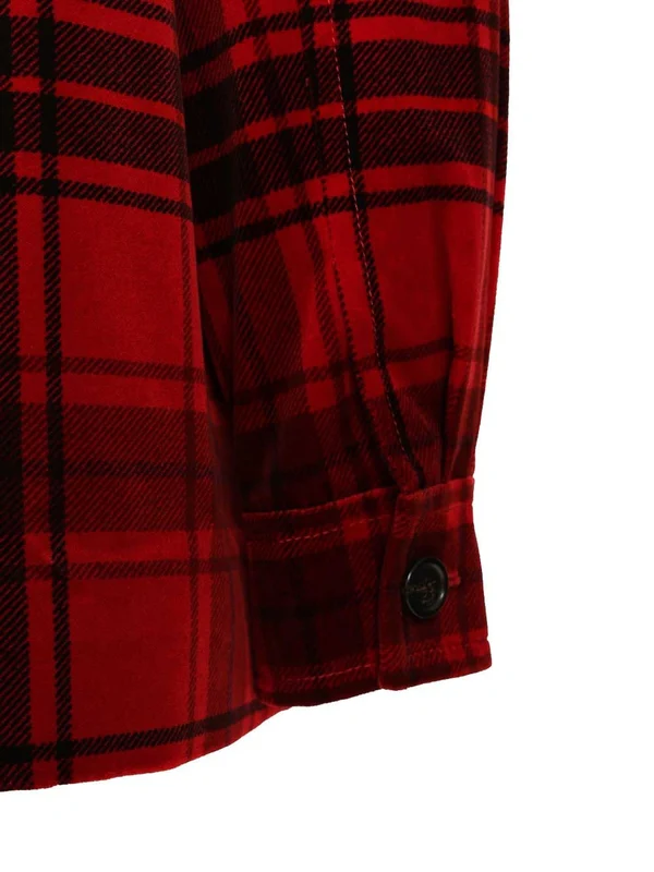 Saint Laurent Red Checked Shirts & Blouses - Image 6