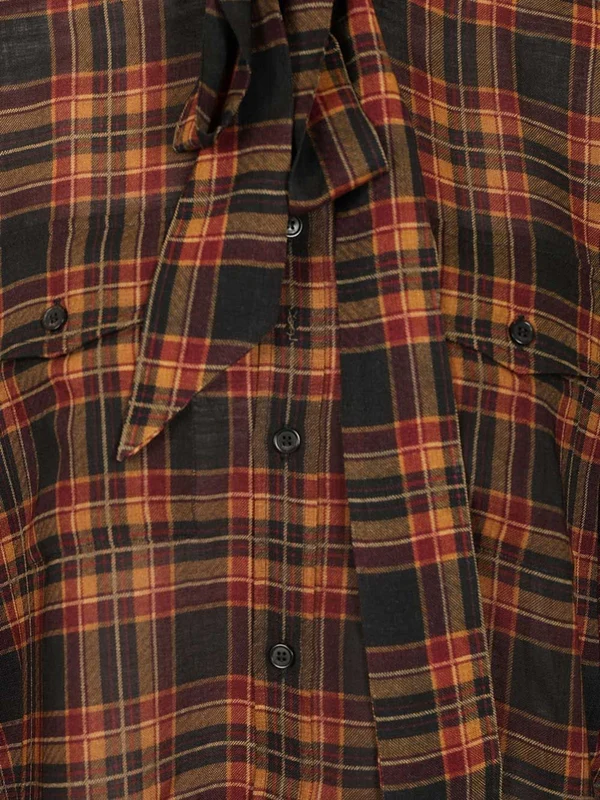 Saint Laurent Multicolor Checked Shirts & Blouses - Image 4