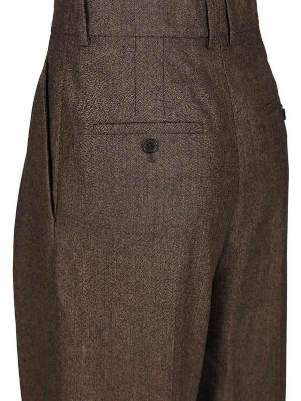 Saint Laurent Brown Tailored Pants - Image 5