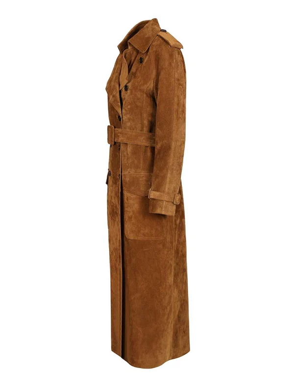 Saint Laurent Brown Coats - Image 3