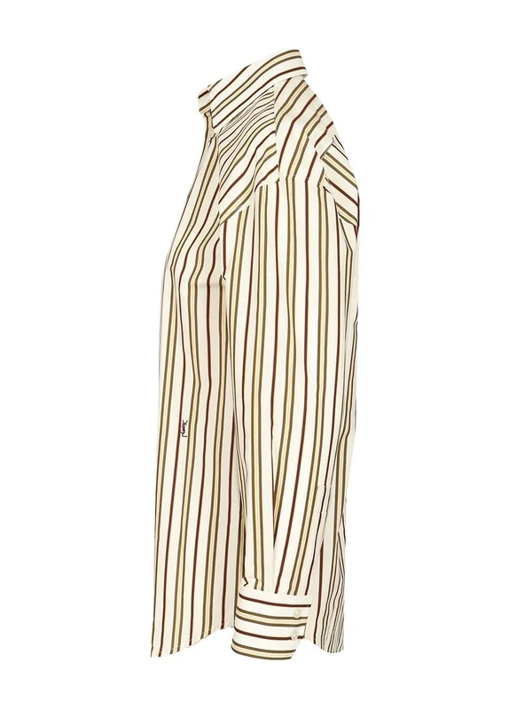 Saint Laurent Multicolor Striped Shirts & Blouses - Image 3
