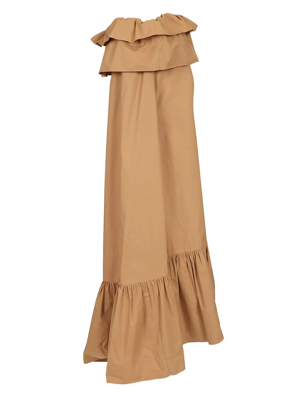Saint Laurent Brown Long Dress - Image 3