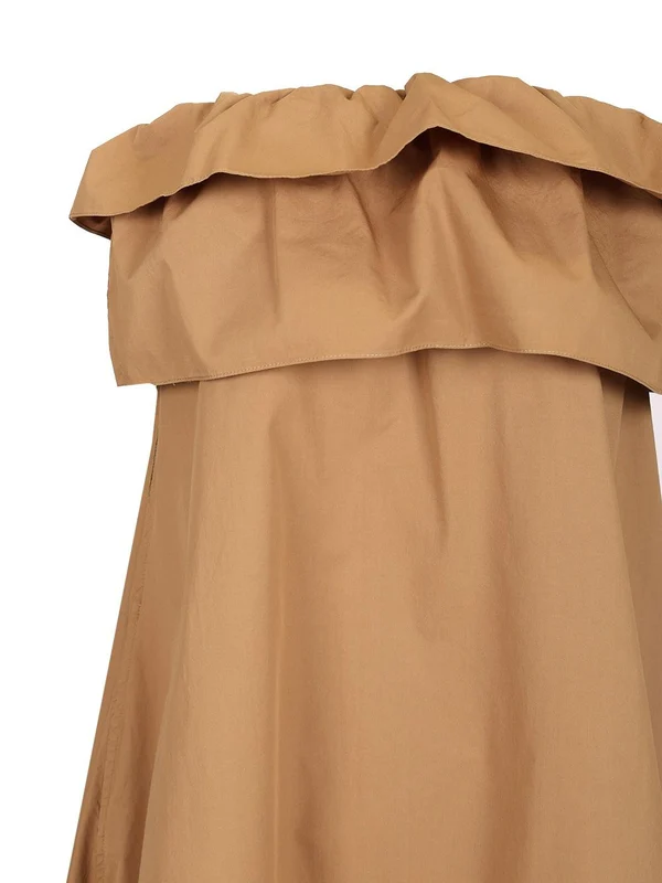 Saint Laurent Brown Long Dress - Image 4