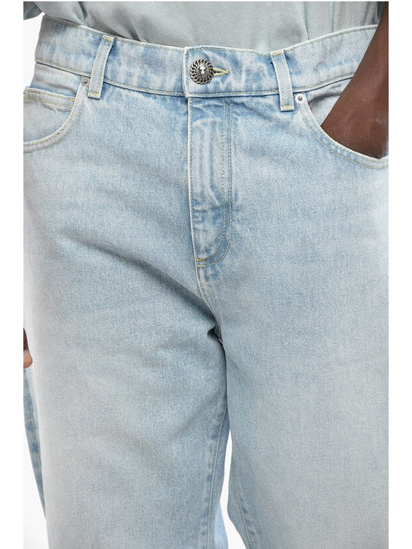 Balmain Blue Denim Pants - Image 3