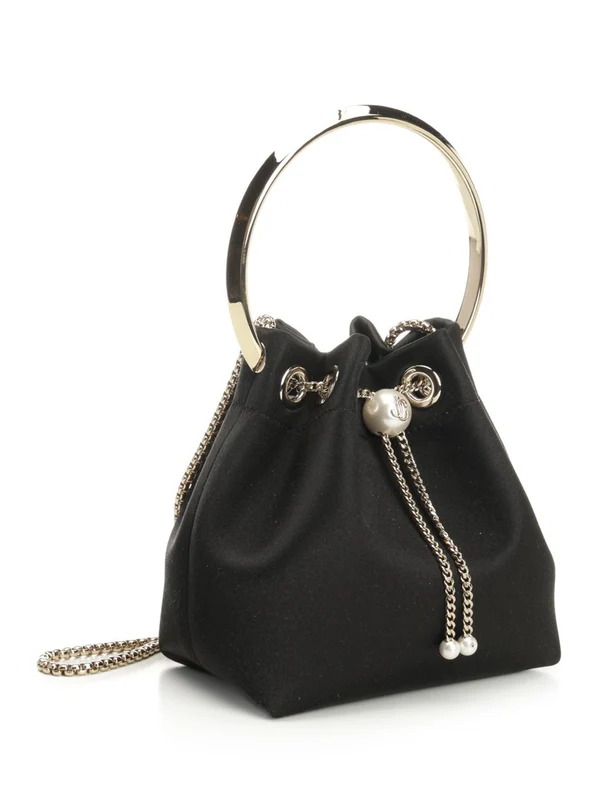 Jimmy Choo Black Bucket Bags - Image 2