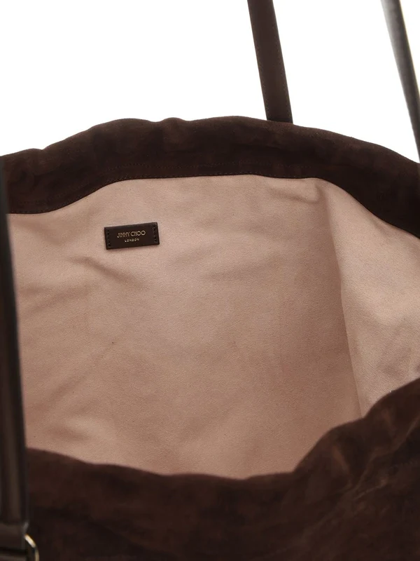 Jimmy Choo Brown Tote Bags - Image 4