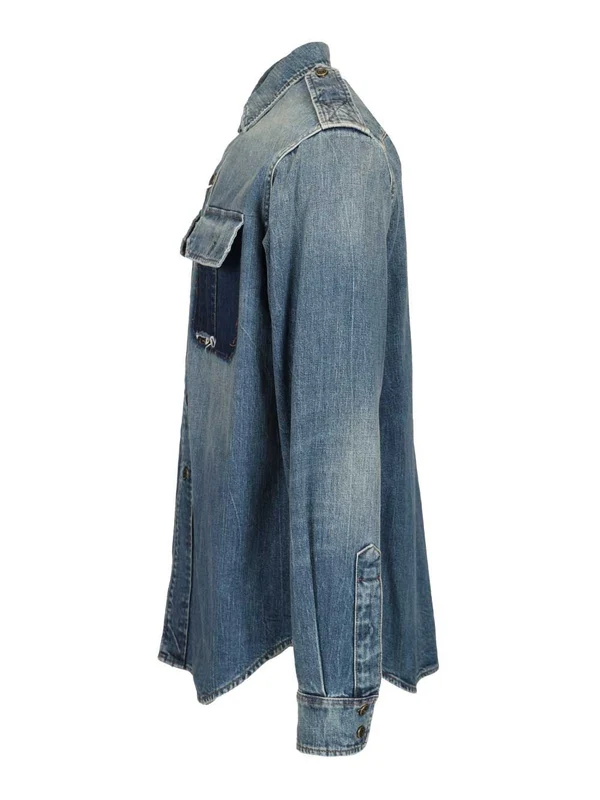 Maison Margiela Blue Shirts - Image 3