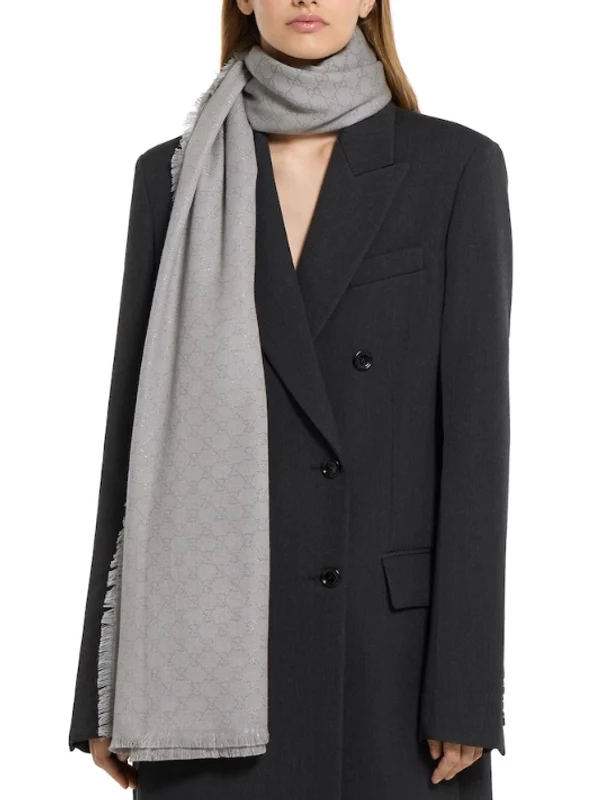 Gucci Grey Wool Mufflers - Image 2