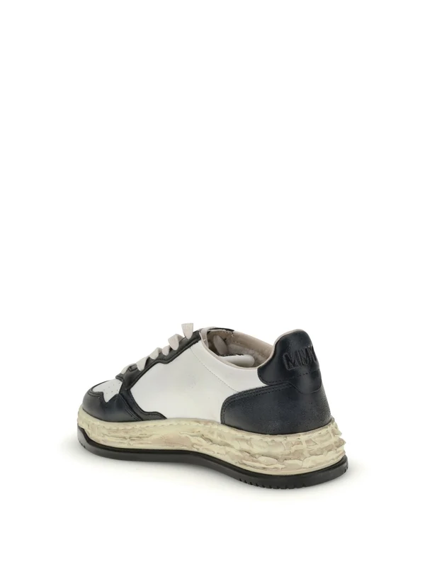 Autry White Black Low Top Sneakers - Image 3
