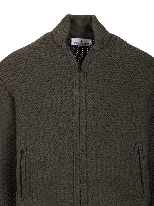 Stone Island Green Cardigans - Image 4