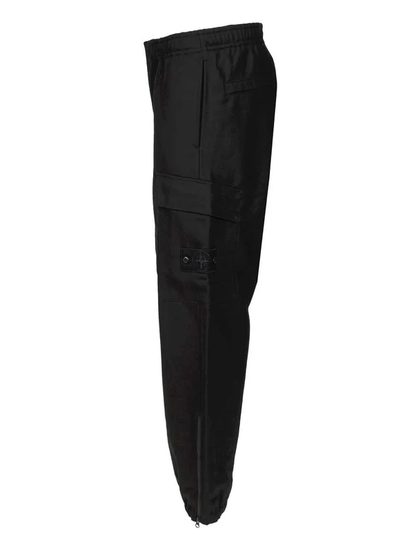 Stone Island Blue Casual Pants - Image 3