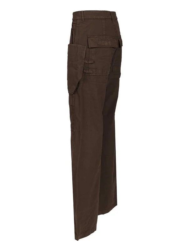 Rick Owens Drkshdw Brown Casual Pants - Image 3
