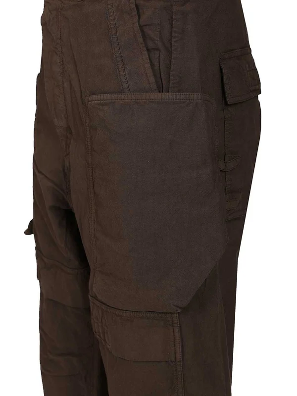 Rick Owens Drkshdw Brown Casual Pants - Image 4