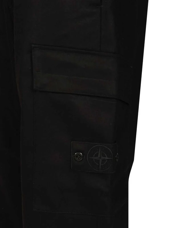 Stone Island Black Casual Pants - Image 4