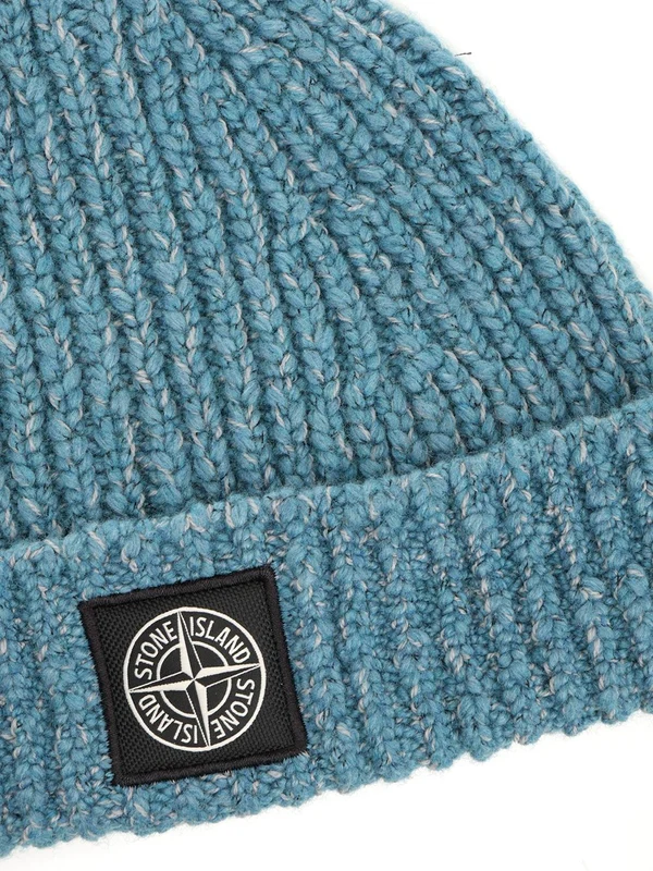 Stone Island Blue Beanies - Image 2