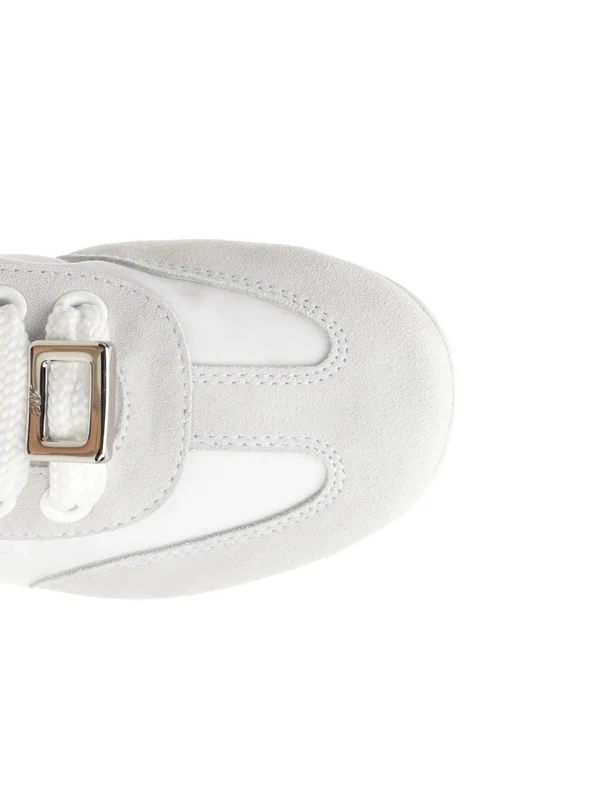 Roger Vivier White Low Top Sneakers - Image 4