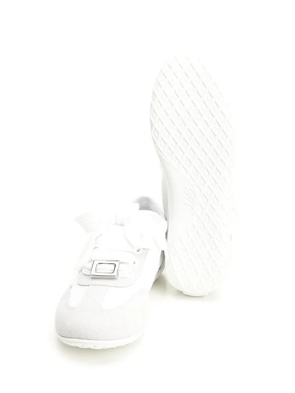 Roger Vivier White Low Top Sneakers - Image 5