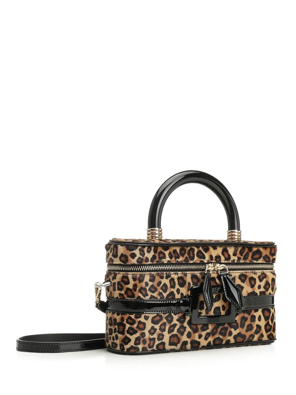 Roger Vivier Beige Leopard Tote Bags - Image 2