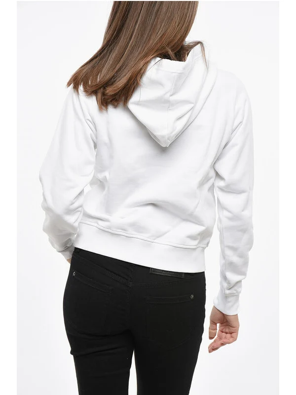 Diesel White Hoodies - Image 2