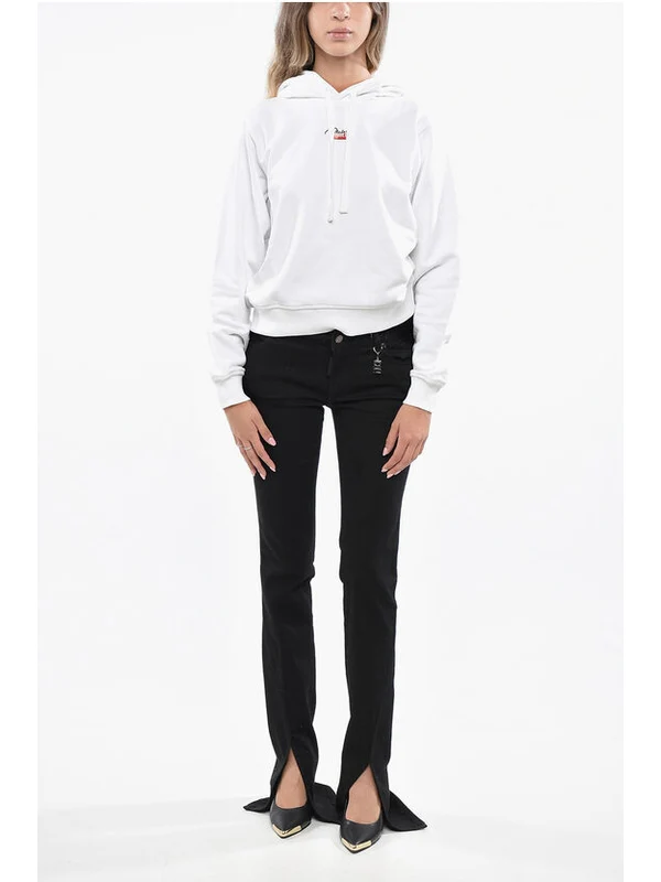 Diesel White Hoodies - Image 4