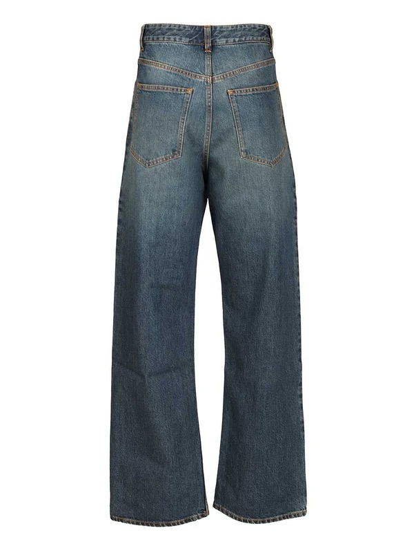 Alaia Blue Denim Pants - Image 2